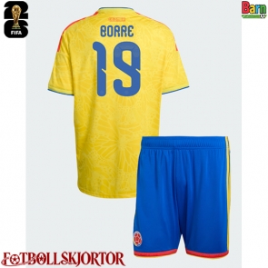 Colombia Rafael Santos Borre #19 Hemmakläder Barn VM 2026 Kortärmad (+ Korta byxor)
